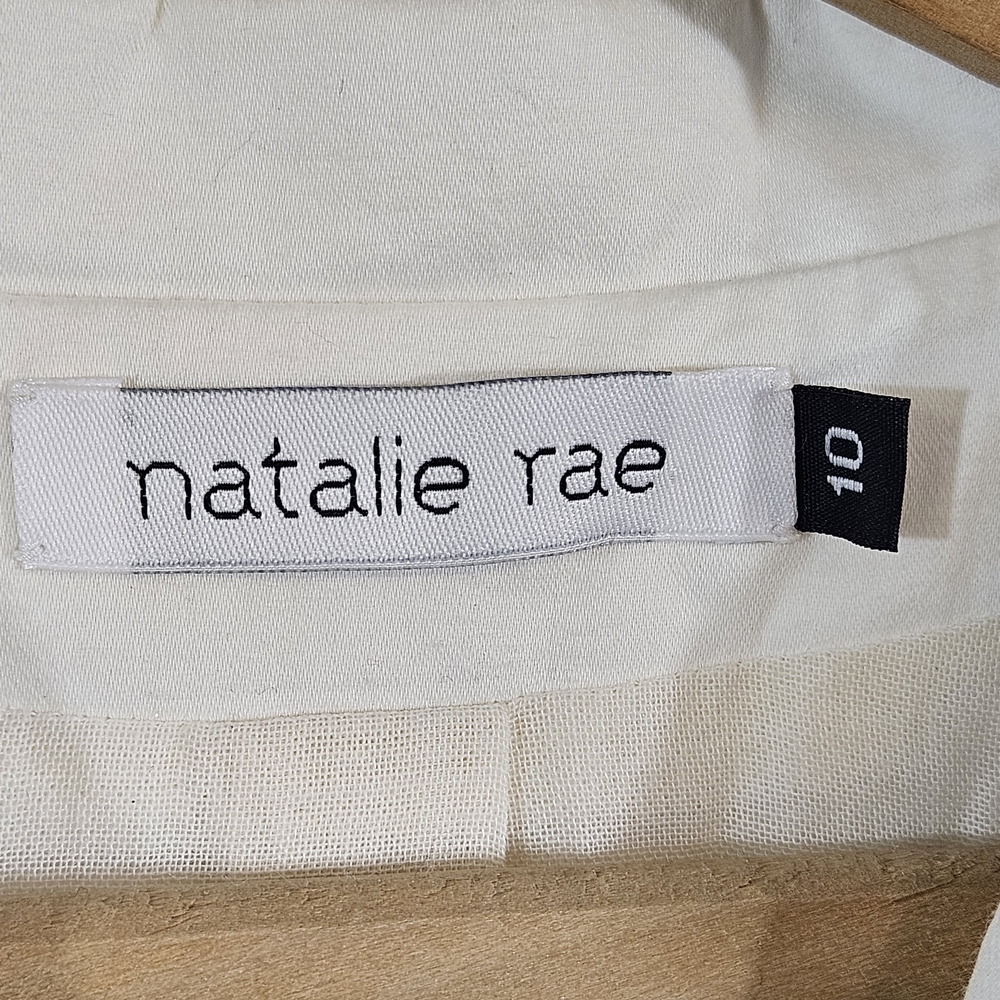 Women's Cream and Brown Top - Picture 2 of 6